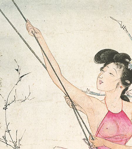 炎陵-胡也佛的仕女画和最知名的金瓶梅秘戏图